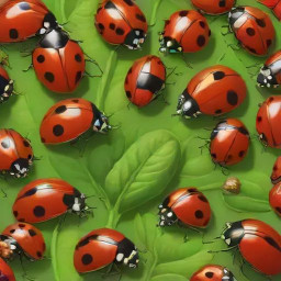 photorealistic ai generated image of a vibrant ladybug in a natural setting showcasing rich colors and detailed textures download 2025 04 07t094024 273